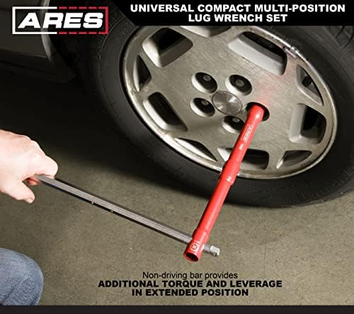 ARES 57000 Universal Lug Wrench Set, 17/19/21mm Sockets - Image 5