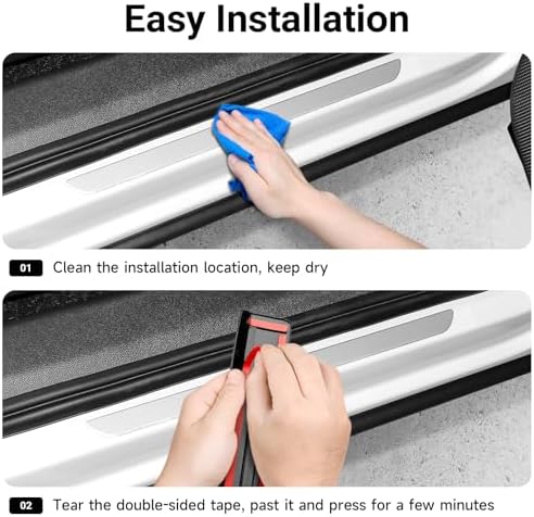 4PCS Door Sill Guard for Volkswagen VW Tiguan 2025 2026 S/SE/SEL/R Line - Image 4
