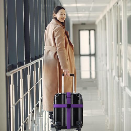 Chelmon Luggage Straps for Suitcases TSA Approved Travel Essentials 4 Pack - Image 7