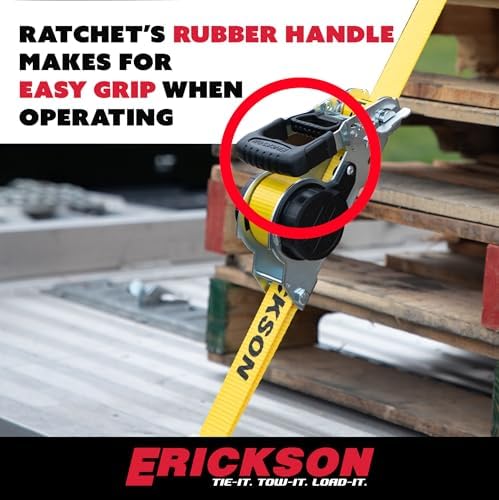 Erickson Retractable Ratchet Tie-Down Strap - Image 4