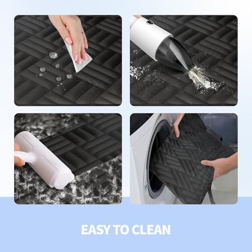 Dog Car Seat Cover for Back Seat, Hard Bottom Backseat Extender - Image 7