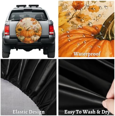 Fall Spare Tire Cover Waterproof Dust-Proof Spare Wheel Covers - Image 4