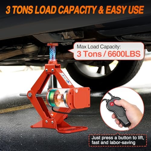 Nilight Electric Car Jack 3 Ton 12V Scissor Lift Jacks - Image 4