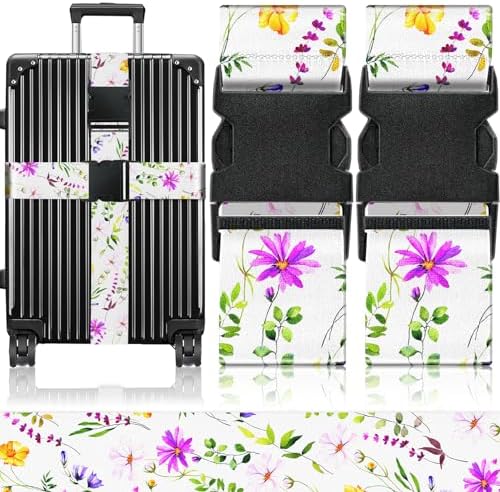Slohif Luggage Straps for Suitcases Travel Belt Accessories Luggage Connector by Slohif
