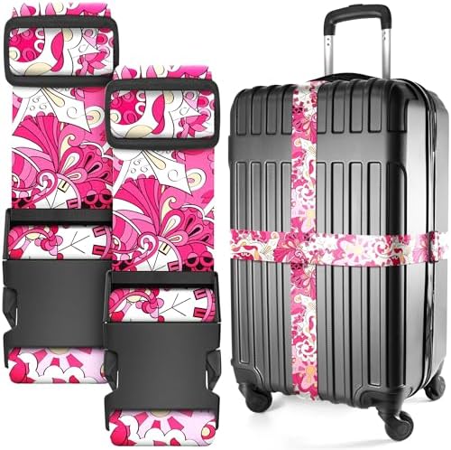 Luggage Straps for Suitcases by BlueCosto
