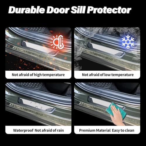 Door Sill Protector for Hyundai Santa Cruz 2022-2026 Door Sill Guard - Image 5