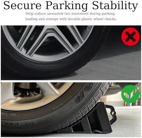 2PCS Anti-Slip Wheel Chocks for Trailers - Image 4