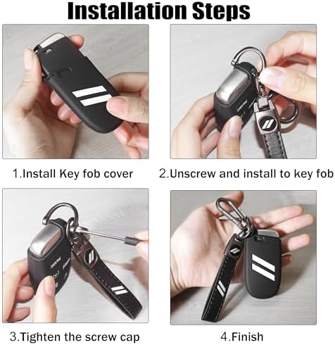 YOSRTER Key Fob Cover with Keychain - Image 7