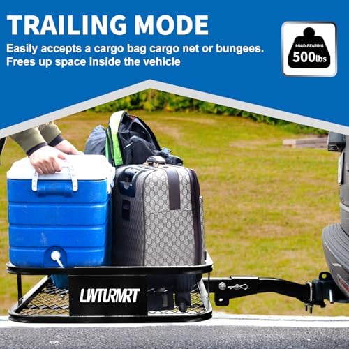 LWTURMRT Folding Hitch Cargo Carrier Basket 57"X21" - Image 5