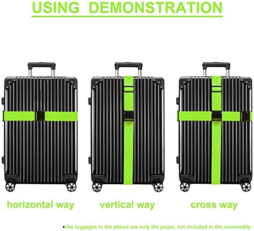Chelmon Luggage Straps for Suitcases TSA Approved Travel Essentials 4 Pack - Image 5
