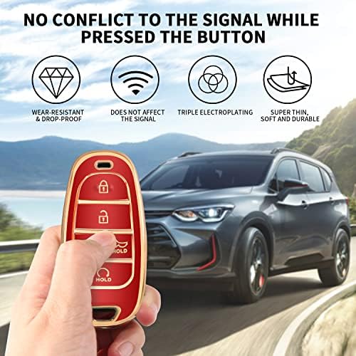 MILD EAST For Hyundai Key fob Cover 5 Button - Image 5