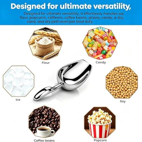 12 oz 304 stainless steel ice scoop, suitable - Image 7