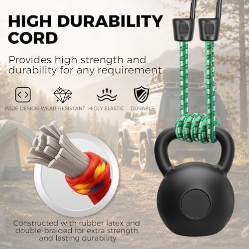 32-Piece Bungee Cords with Hooks - Image 5