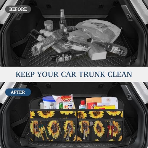 Femuar Car Trunk Organizer, Car Storage Organizer - Image 4