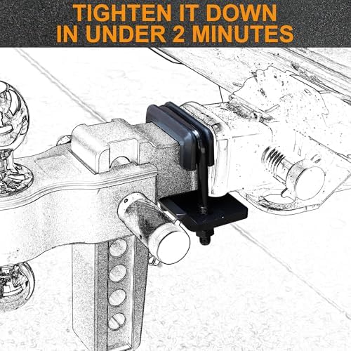 Hitch Tightener, Anti Rattle Clamp Stabilizer for1.25 to 2" Hitches - Image 2