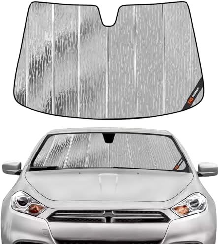 Pigenius Windshield Sun Shade for Dodge Dart 2013-2016 Front Window Sunshade by Pigenius