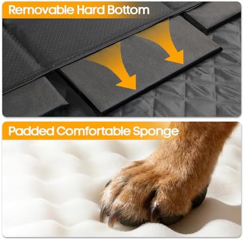 PETICON Large Dog Car Seat, Back Seat Extender - Image 4