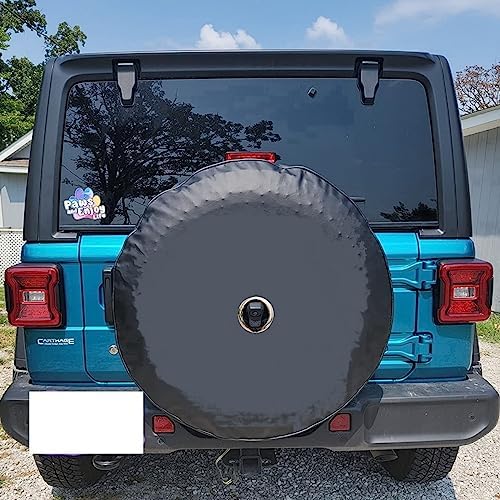 Spare Wheel Cover Leather Black - Image 7