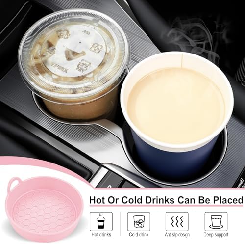 SINGARO Car Cup Holder Coaster, Universal Non-Slip Cup Holders, Car Interior - Image 3