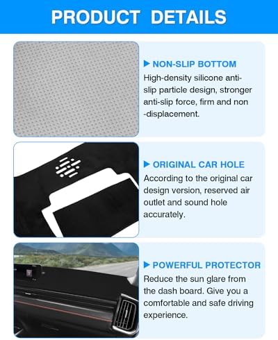 Autorder Dashboard Cover Mat for 2023 2024 2025 2026 Mazda CX-50 CX50 - Image 6
