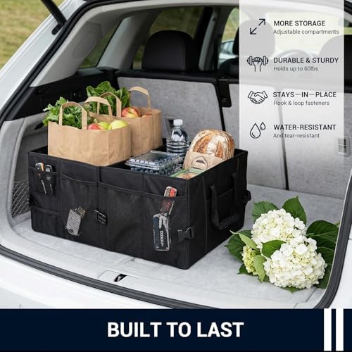 Garvee 24" Trunk Storage Organizer, Collapsible, - Image 5