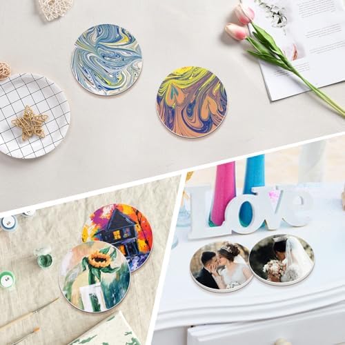 50 Pack 4 inch Round Sublimation Ceramic Tiles - Image 7