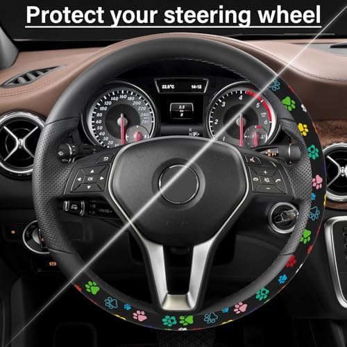 Steering Wheel Cover Neoprene Material Most Cars Men&Women Universal 15 inch - Image 5