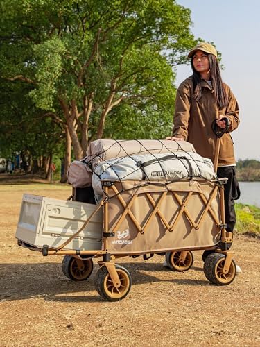 Whitsunday Collapsible Folding Wagon Heavy Duty Utility Beach Wagons - Image 6