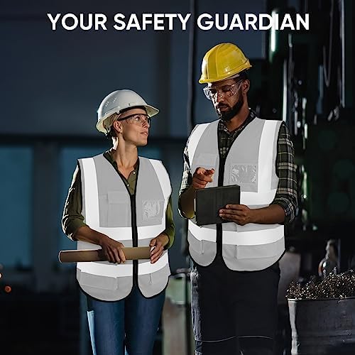 TICONN High Visibility Reflective Safety Vest - Image 6