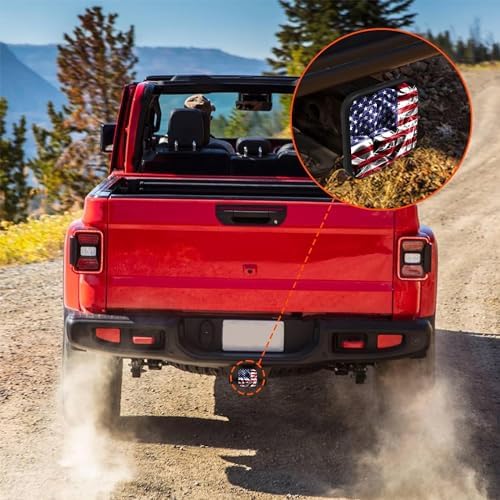 Trailer Hitch Cover, United States of America Smoke Flag Hitch Cover Rubber - Image 6