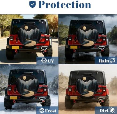Forest Spare Tire Cover Waterproof Dust-Proof Spare Wheel Covers - Image 7
