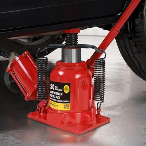 Big RED Air Jack, 20 Ton Hydraulic Bottle Jack, Lift Range 7-1/16" to 12-5/8" - Image 7