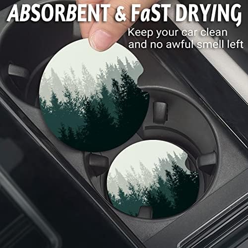 Yonlevres Car Coasters for Cup Holders, 2 Pack - Image 2
