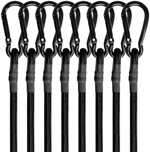 BEXSLE 8 Pcs 48in Bungee Cords by BEXSLE
