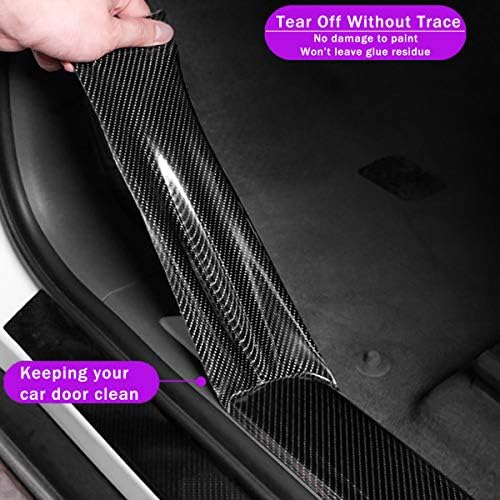 QBUC Rear Bumper Protector Guard Scratch Cover Protector Paint Threshold Guard - Image 4