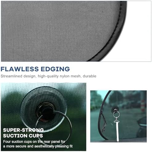 Car Rear Window Sunshade, Foldable Auto Back Window Sun Shade Cover - Image 3