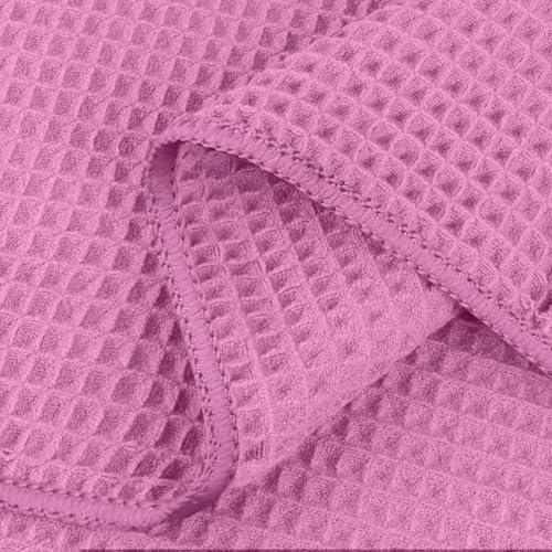 HOMEXCEL Waffle Bath Towels Set of 4 Pack, Waffle Towels - Image 2