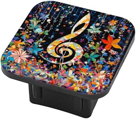 Hitch Cover Fits for 2-Inch Hitch, Treble Clef Adorned - Image 2