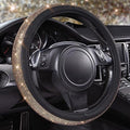 CAR PASS Bling Champagne Diamond Steering Wheel Cover by CARPASS