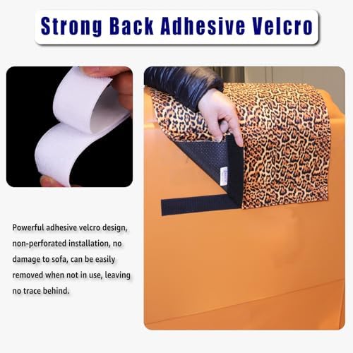 Velvet Recliner Headrest Pillow, Non-Slip Neck Support - Image 4