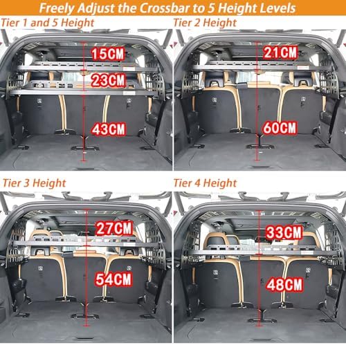ITrims Trunk Organizer for Volvo XC90 2016-2026 Car Accessories Modular Storage - Image 3