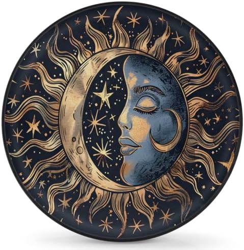 Rv Spare Tire Cover Wheel Boho Moon Ethnic Tire Covers Wheel Protectors by FengQuGou