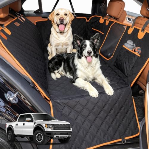 Hard Bottom Waterproof Dog Seat Cover Hammock by VivaSniff