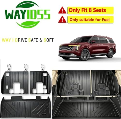 Floor Mats for 2022 2023 2024 2025 2026 KIA Carnival 8 Seats - Image 2