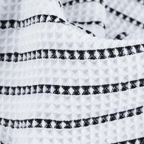 POLYTE 430 GSM Poly Blend Microfiber Waffle Wash Cloth Face Towel, 13x13 in - Image 6