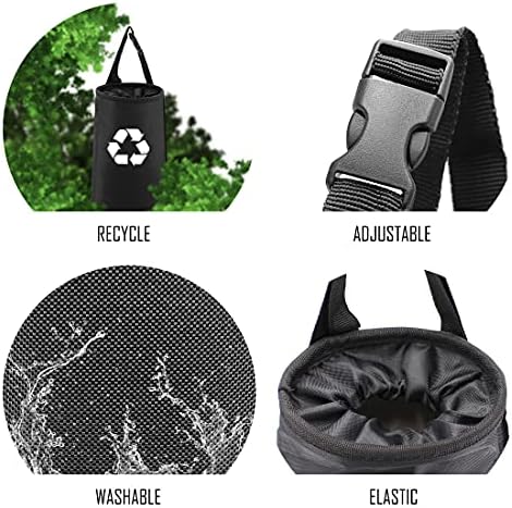 2 Pack Car Trash Bags Car Trash Can Washable Eco-Friendly Seat Back Hanging Car - Image 4