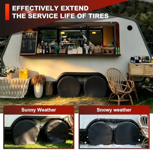 Explore Land Tire Covers 4 Pack Fit Tire Diameters 26-28.75 inch - Image 5