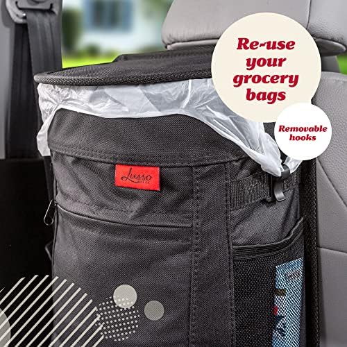 Lusso Gear Spill-Proof Car Trash Can - Image 5