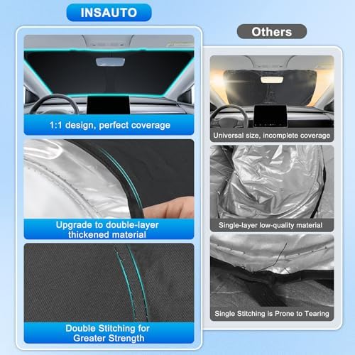 INSAUTO Windshield Sun Shade for Mercedes-Benz Sprinter 2007-2026 - Image 5