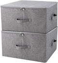 Folding Rigid Storage Baskets for Clothing, Closet Shelf Drawers by iwillCREATEPRO